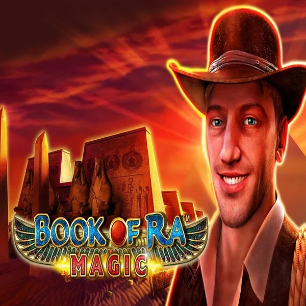 Book of Ra Magic by Greentube, showcased at bigboostcasinoo.com – game logo