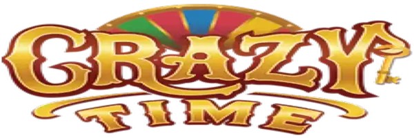 Crazy Time online game logo by Evolution on bigboostcasinoo.com