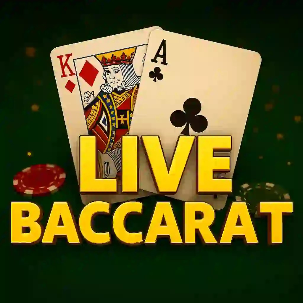 Live Baccarat logo by Evolution Big Boost Casino
