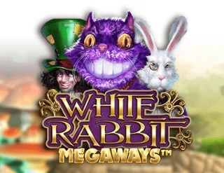White Rabbit slot logo by Big Time Gaming at Big Boost Casino